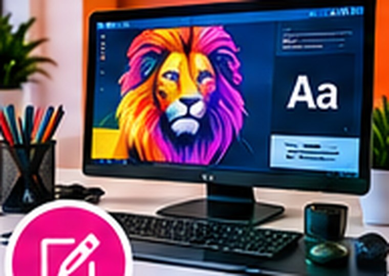 Illustrated flyers, business cards and graphic design tools