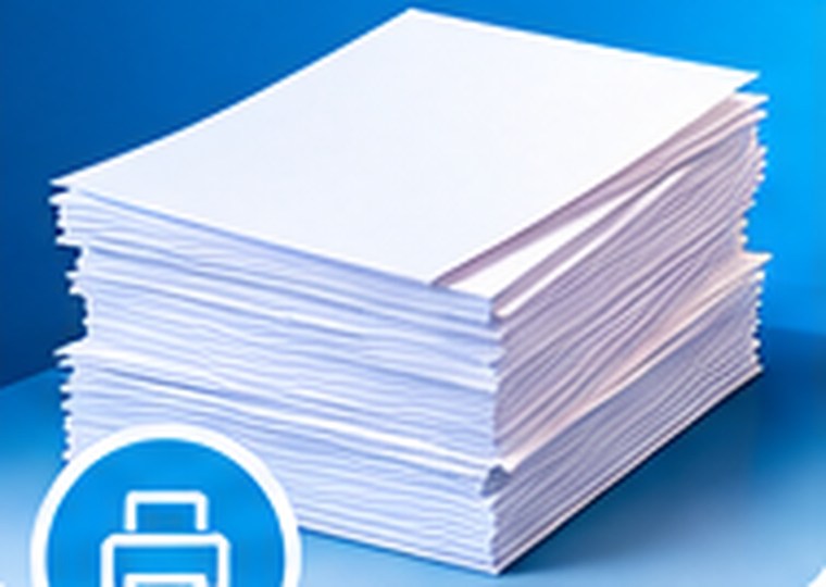 Illustrated printing equipment and colourful paper
